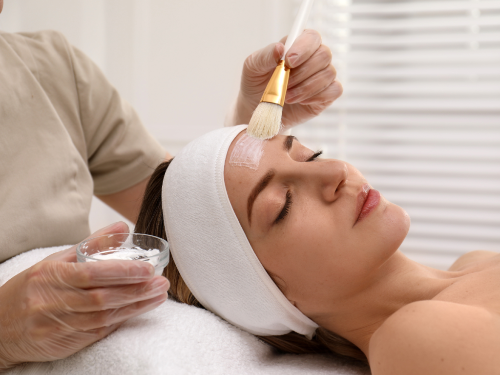 Medical-grade chemical peel treatment in Conshohocken at Forte Faces improving skin texture and radiance as part of a full rejuvenation plan.